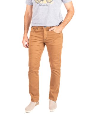 Calça Sarja 5 Bolsos Caramelo