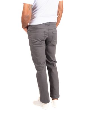 Calça Sarja 5 Bolsos Cinza