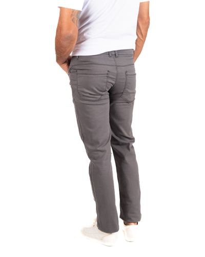 Calça Sarja 5 Bolsos Cinza