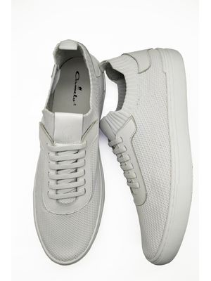 Sapatenis knit/napa Branco