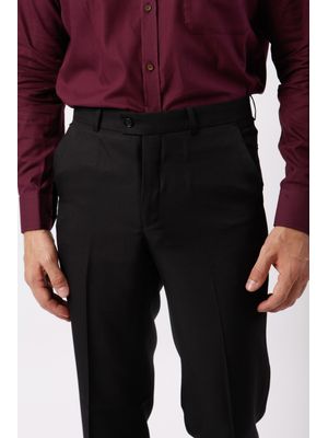 Calça Social Camelo Microfibra Preto