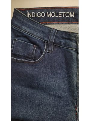 Calça Jeans Moletom Camelo