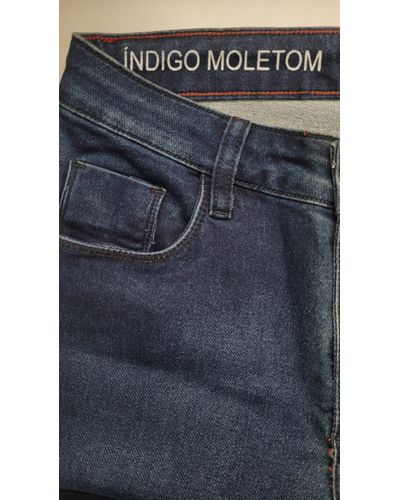 Calça Jeans Moletom Camelo