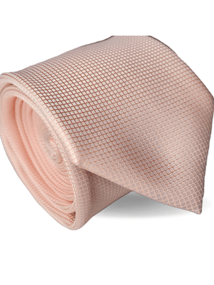 GRAVATA TRADICIONAL POLIÉSTER JACGUARD ROSA