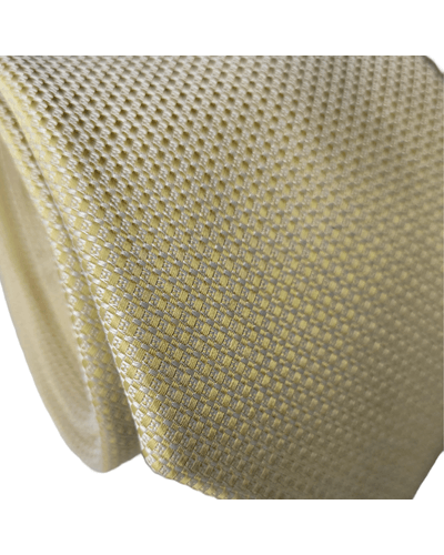 GRAVATA TRADICIONAL POILIÉSTER JACGUARD BEGE