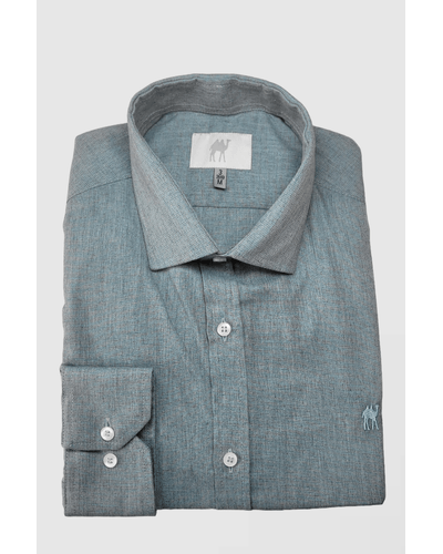Camisa Manga Longa Custom Azul Turquesa
