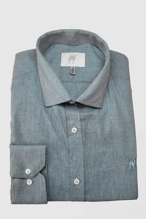 Camisa Manga Longa Custom Azul Turquesa