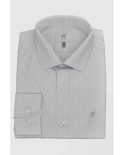 Camisa Manga Longa Sem Bolso  Xadrez Preto