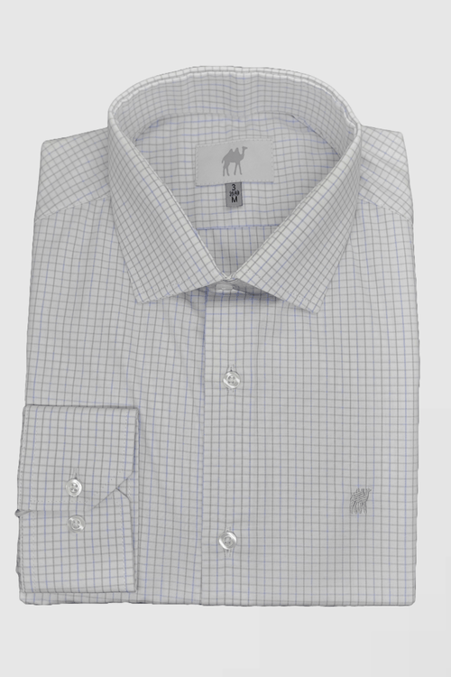Camisa Manga Longa Sem Bolso  Xadrez Preto