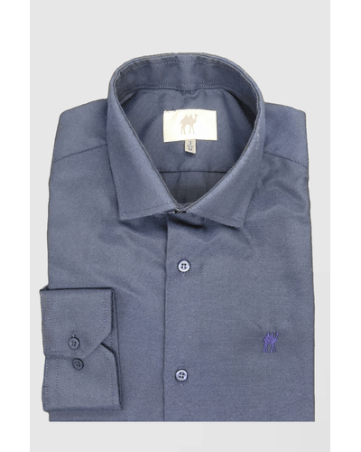 Camisa Manga Longa Custom Azul Marinho