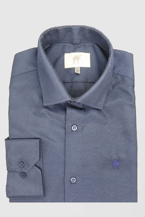 Camisa Manga Longa Custom Azul Marinho