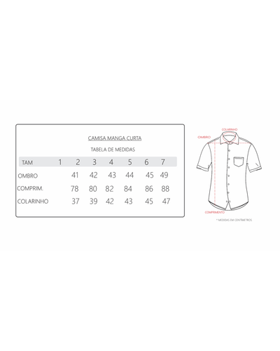 Camisa Custom Manga Curta Preto