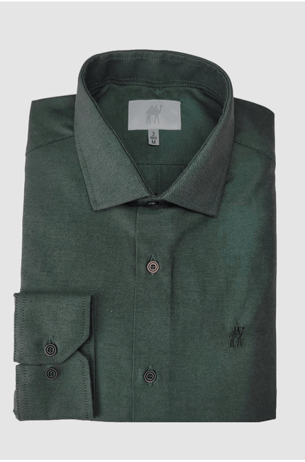 Camisa Manga Longa Custom Verde Musgo