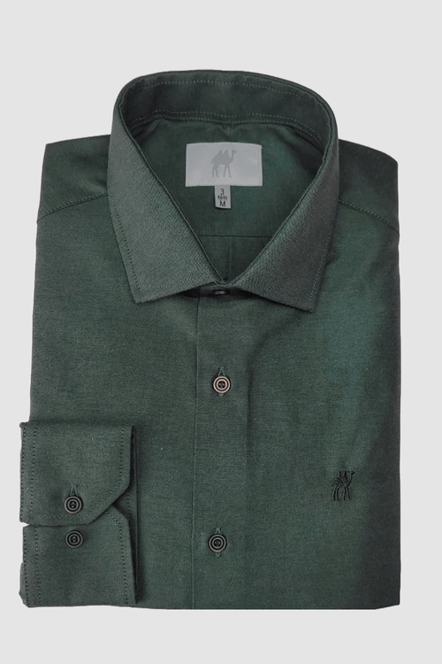 Camisa Manga Longa Custom Verde Musgo