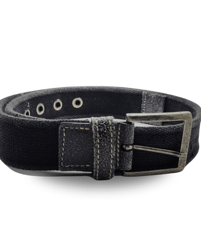 Cinto Casual Preto Envelhecido
