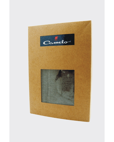 Cueca Camelo Boxer Mescla Modal