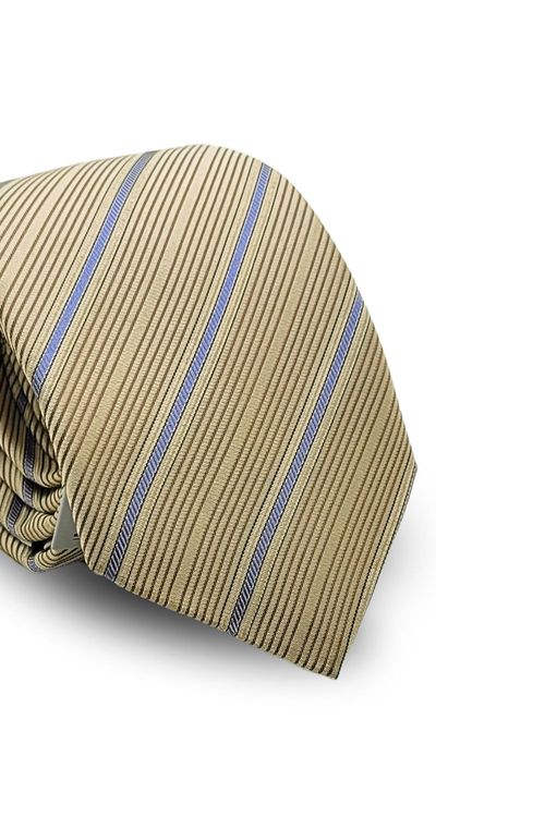 Gravata Tradicional Seda Pierre Cardin  Bege