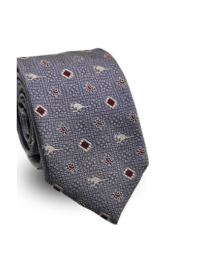 Gravata Tradicional Seda Pierre Cardin  Chumbo