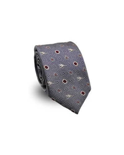 Gravata Tradicional Seda Pierre Cardin  Chumbo