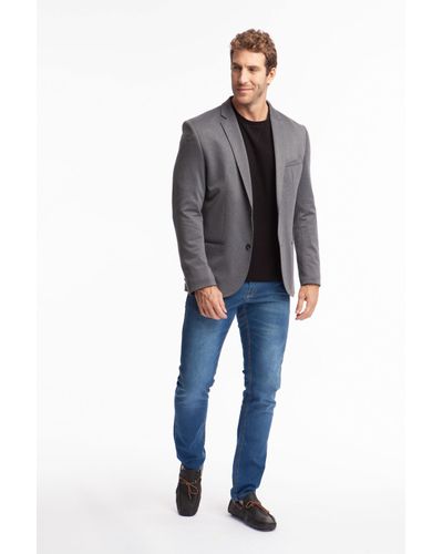 Blazer Moletom  Cinza