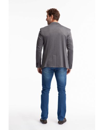 Blazer Moletom  Cinza