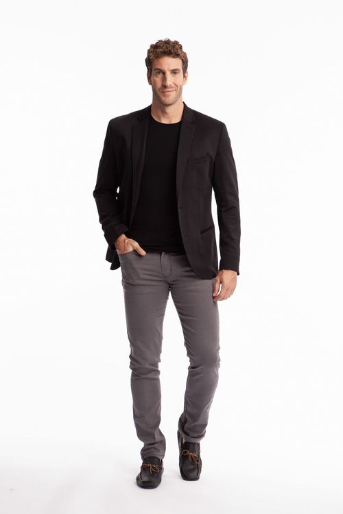 Blazer Moletom  Preto