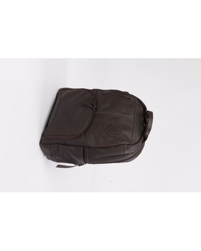 Mochila 100% couro marrom