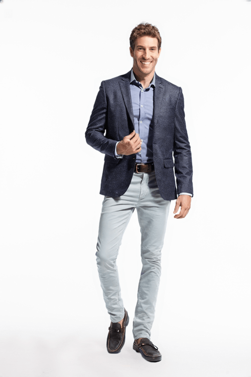 Blazer tropical Marinho
