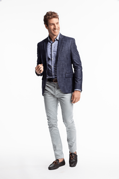 Blazer tropical Marinho