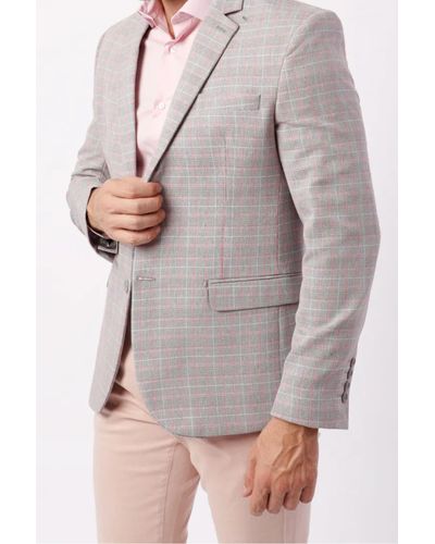 Blazer british check Flamingo