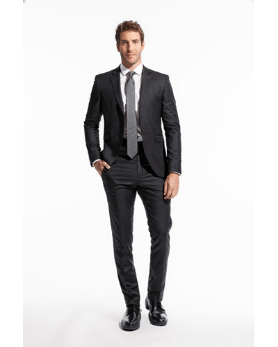 Terno Poliviscose Principe Gales Chumbo