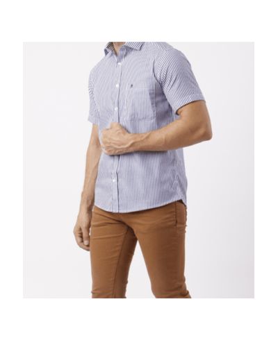 Camisa custom m/c Marinho