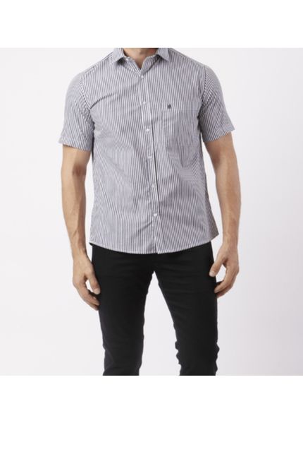 Camisa Custom Manga Curta Preto