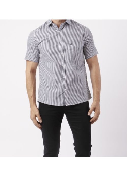 Camisa Custom Manga Curta Preto