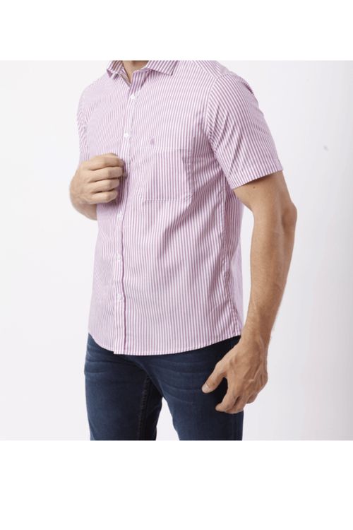Camisa Custom Manga Curta Lilás