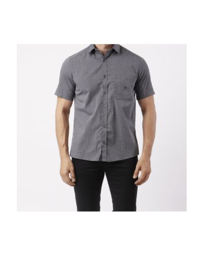 Camisa Manga Curta Custom com Bolso Preta