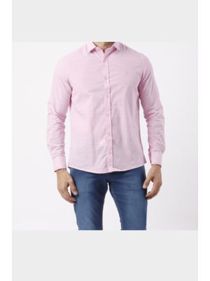 Camisa Custom  Manga Longa Rosa