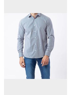Camisa Camelo Manga Longa Bordado Punho Preto