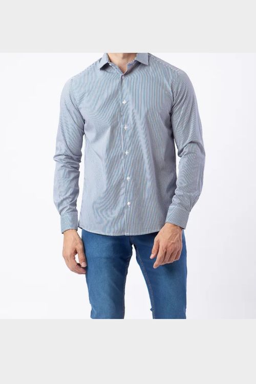 Camisa Camelo Manga Longa Bordado Punho Preto