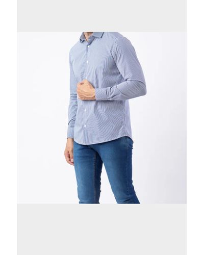 Camisa Camelo Manga Longa Bordado Punho Marinho