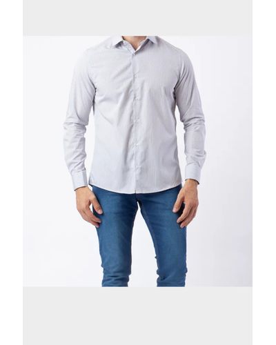 Camisa Camelo Manga Longa  Bordado Punho Cinza