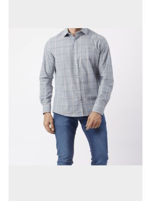 Camisa Manga Longa Custom Azul Água
