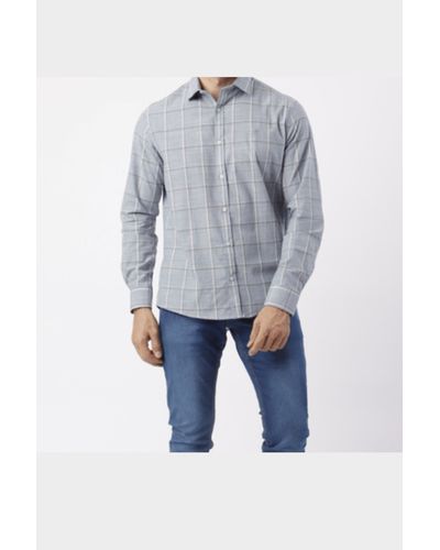 Camisa Manga Longa Custom Azul Água