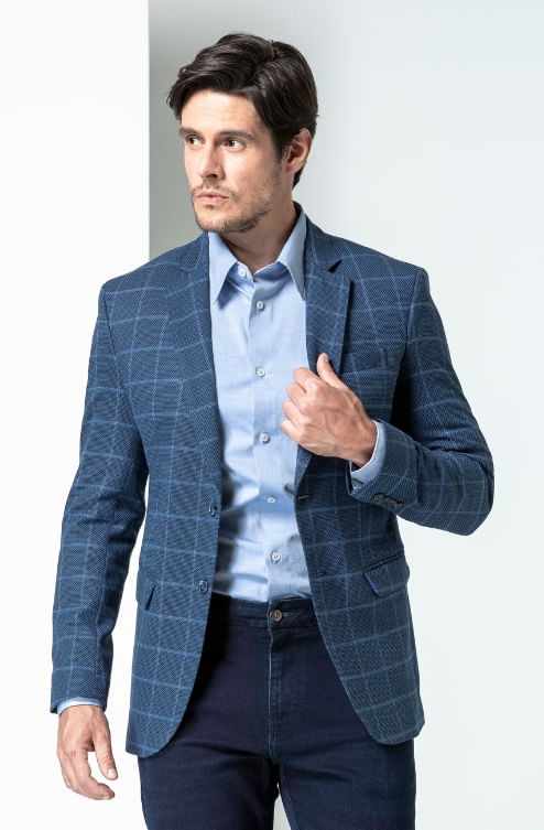 BLAZER QUADRILÊ COM ELASTANO
