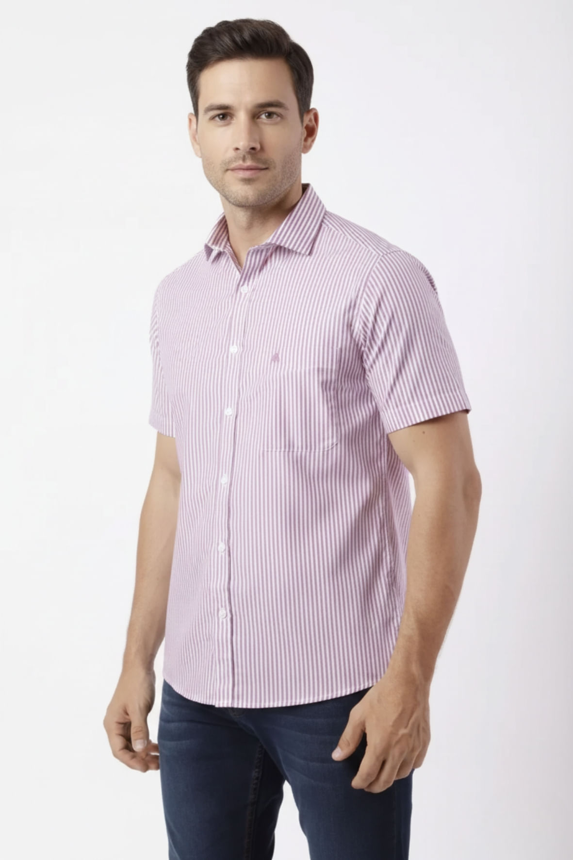 Camisa Custom Manga Curta Lilás - Hover