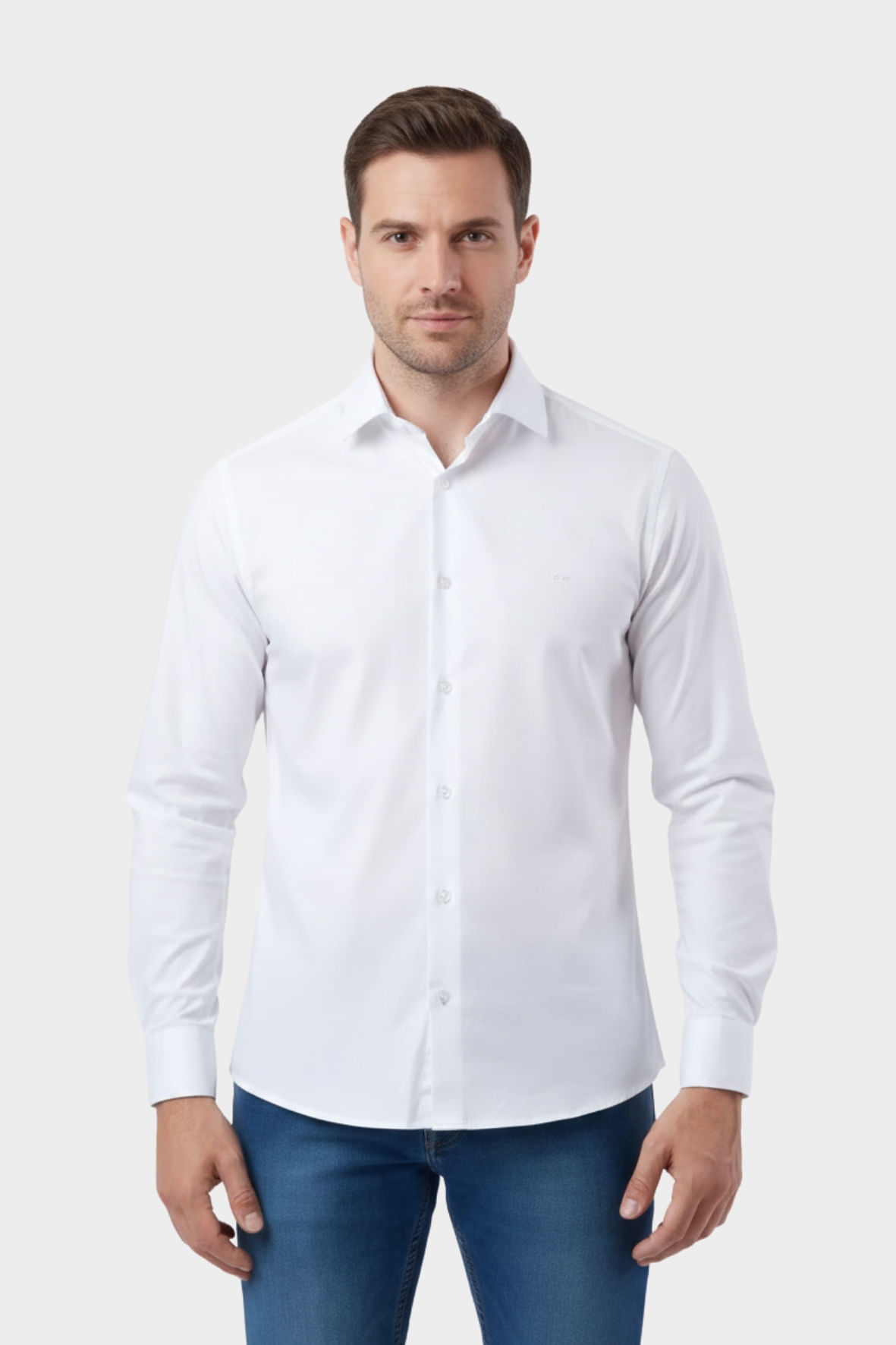 Cam custom m/l s/bolso Branco