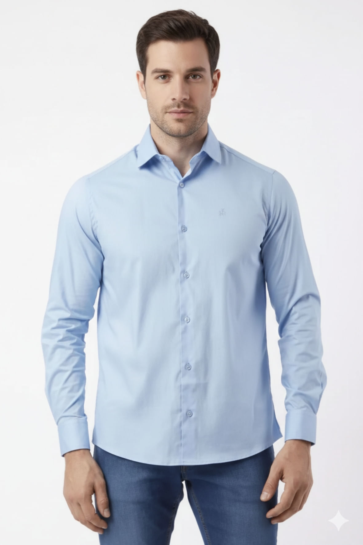 Cam custom m/l s/bolso Azul escuro