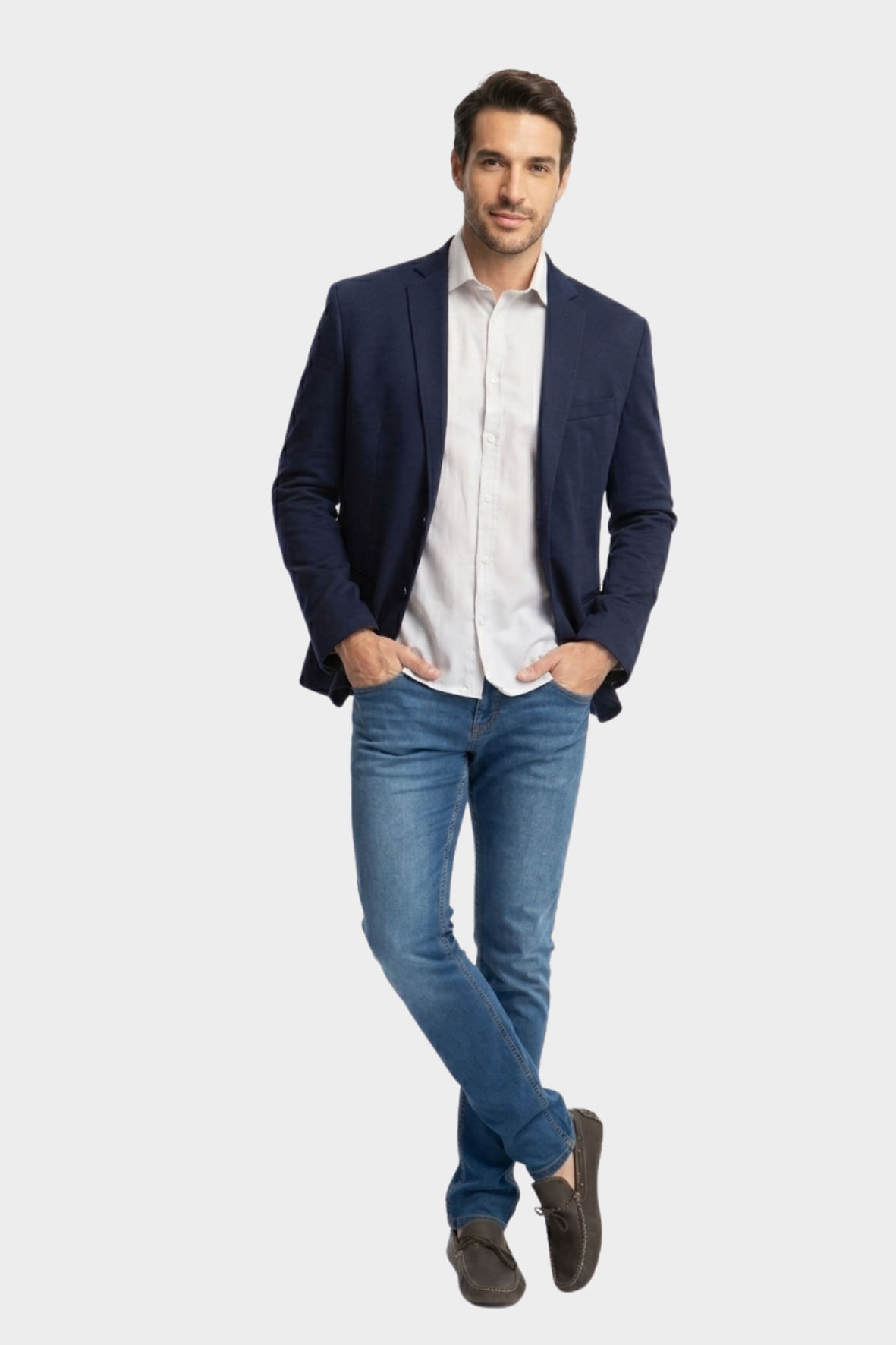 Blazer Moletom Marinho - Hover