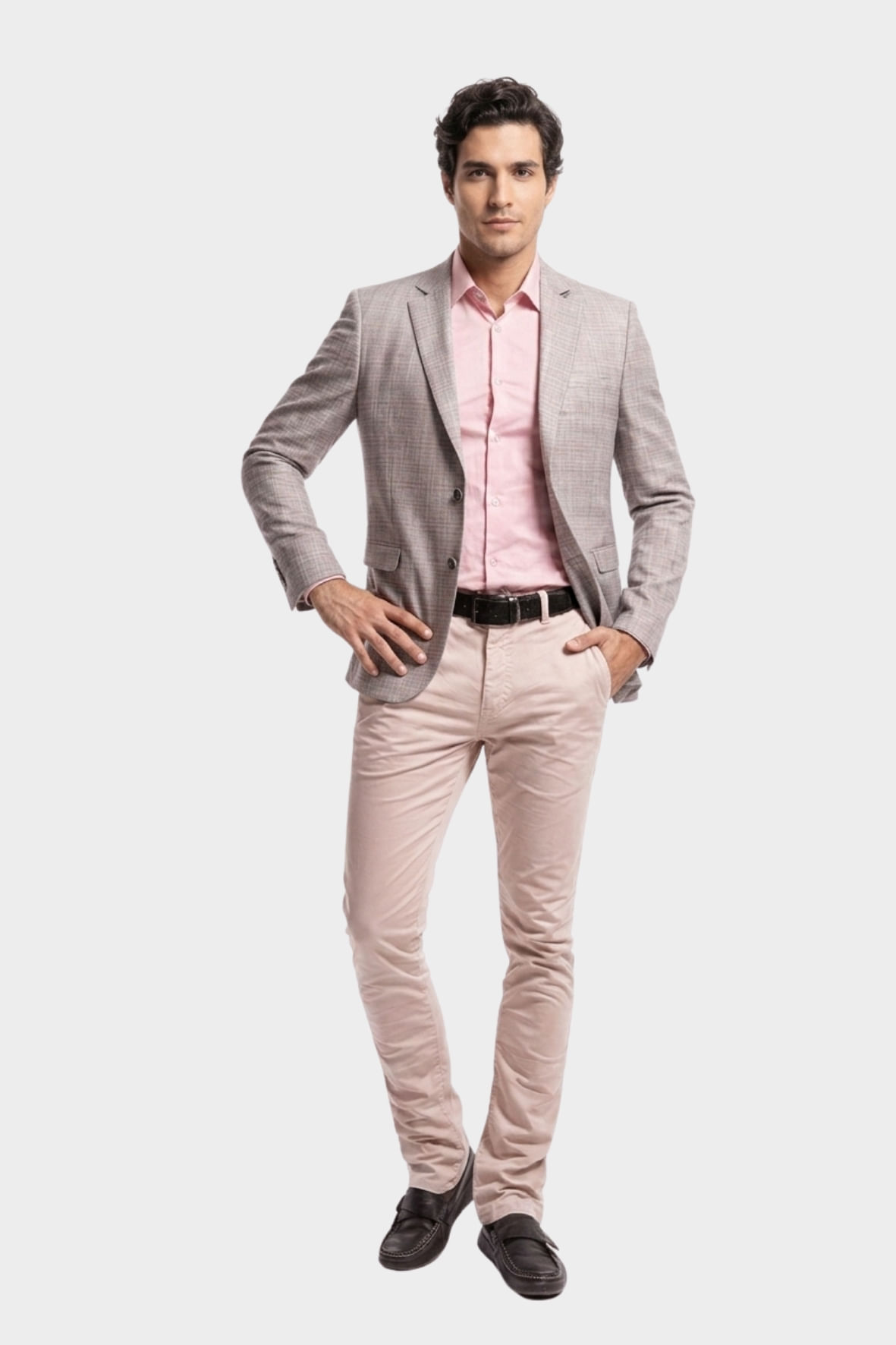 Blazer british check Flamingo