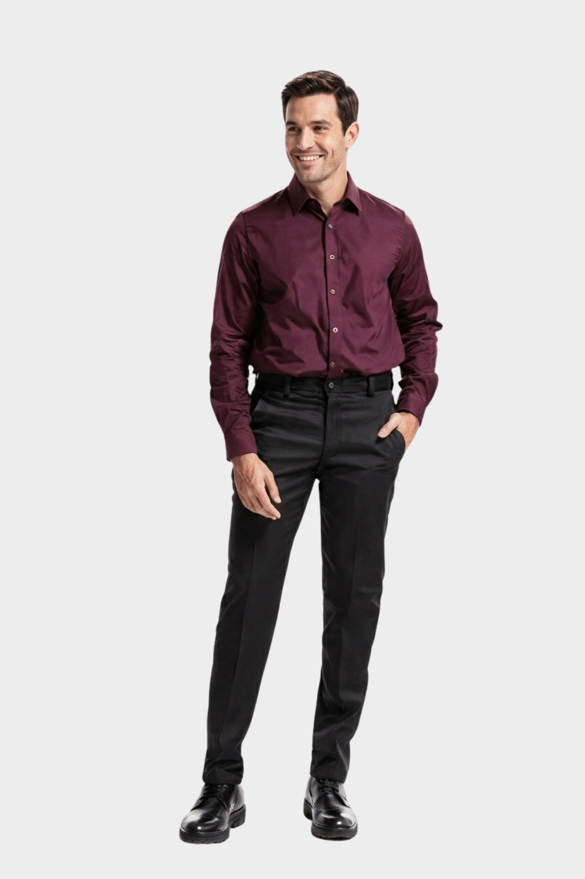 Calça Social Camelo Poli Preto